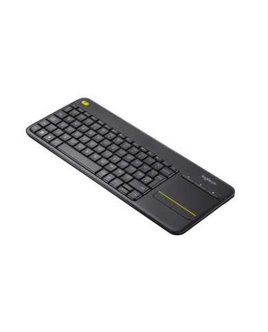 TECLADO LOGITECH K400 RF WIRELESS TOUCHPAD BLACK