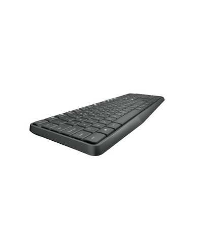 TECLADO + RATON LOGITECH MK235 WIRELESS BLACK