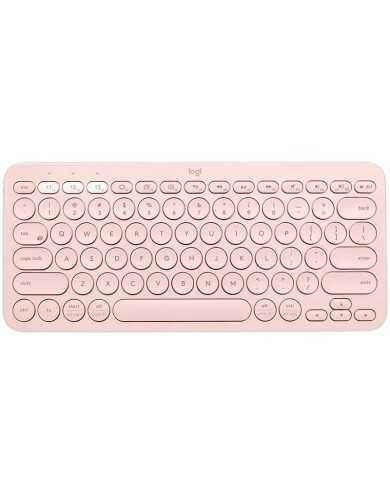 TECLADO LOGITECH K380 TKL BLUETOOTH MULTI-DEVICE ROSE