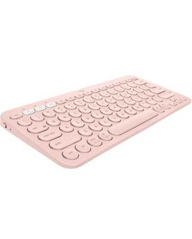 TECLADO LOGITECH K380 TKL BLUETOOTH MULTI-DEVICE ROSE
