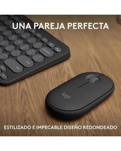 TECLADO + RATON LOGITECH PEBBLE 2 WIRELESS BLACK