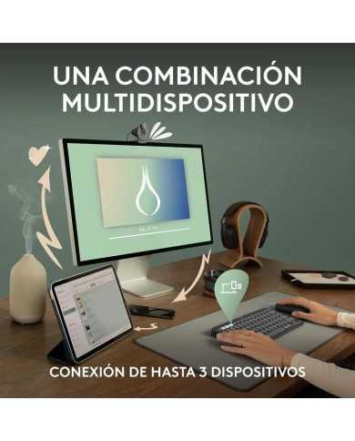 TECLADO + RATON LOGITECH PEBBLE 2 WIRELESS BLACK