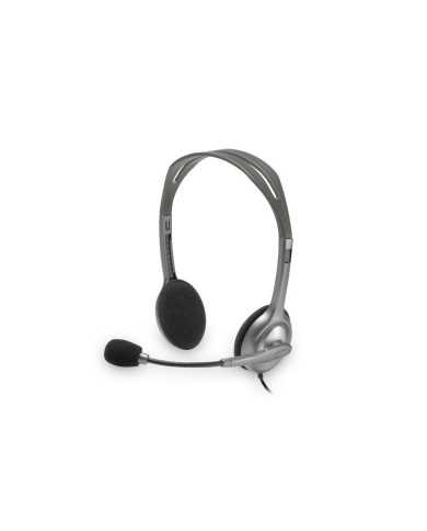 AURICULARES + MICROFONO LOGITECH H110 BLACK