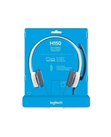 AURICULARES + MICROFONO LOGITECH H150 WHITE