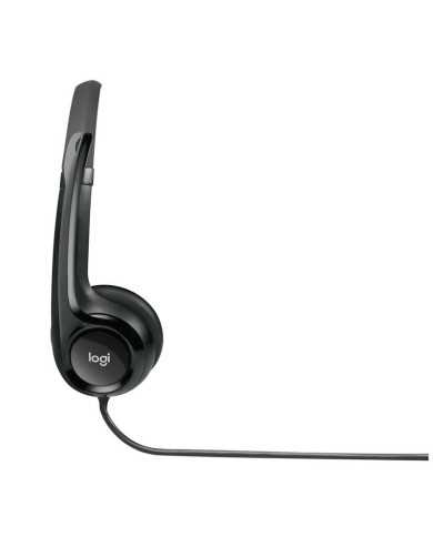 AURICULARES + MICROFONO LOGITECH H390 BLACK