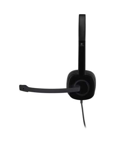 AURICULARES + MICROFONO LOGITECH H151 BLACK