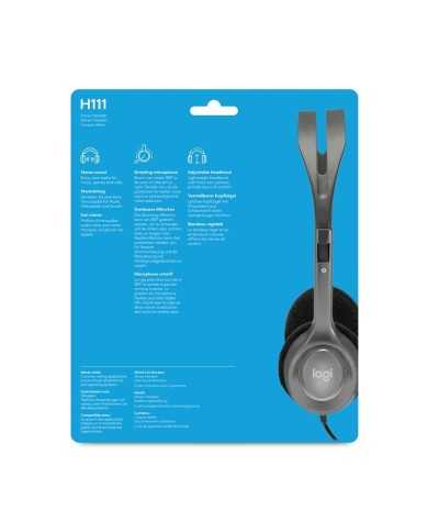 AURICULARES + MICROFONO LOGITECH H111