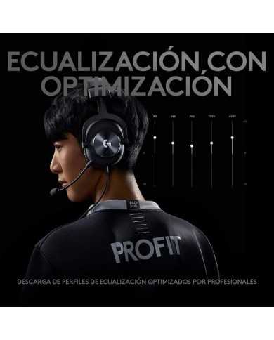 AURICULARES + MICROFONO LOGITECH G PRO X USB BLACK