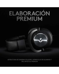 AURICULARES + MICROFONO LOGITECH G PRO X USB BLACK