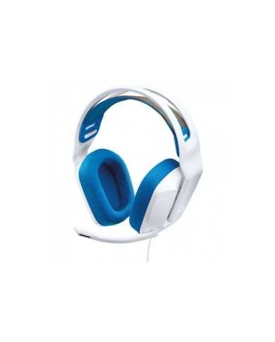 AURICULARES + MICROFONO LOGITECH GAMING G335 JACK 3.5MM WHITE/BLUE