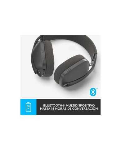 AURICULARES + MICROFONO LOGITECH ZONE VIBE 100 BLUETOOTH BLACK
