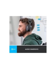 AURICULARES + MICROFONO LOGITECH ZONE VIBE 100 BLUETOOTH BLACK