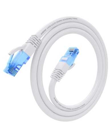 CABLE DE RED CAT.6 UTP 0.25M AISENS WHITE
