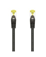 CABLE DE RED CAT.7 S/FTP 0.25M AISENS BLACK