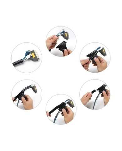 ORGANIZADOR DE CABLE AISENS FLEXIBLE 25MM 2M BLACK