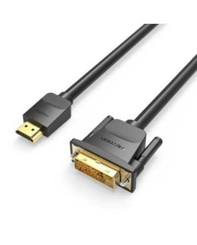 CABLE CONVERSOR VENTION DVI/M - HDMI/M 1M BLACK