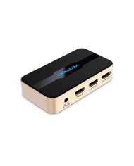 DUPLICADOR VENTION 2XHDMI HEMBRA - HDMI MACHO GOLD/BLACK
