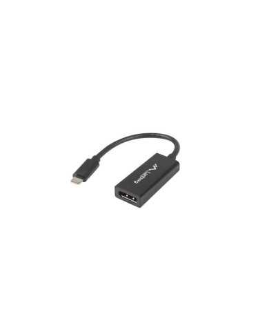 ADAPTADOR USB LANBERG USB-C M 3.1 A DISPLAYPORT H 15CM BLACK