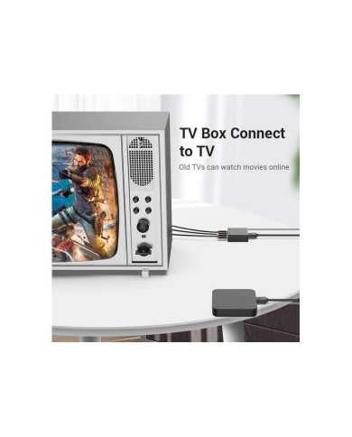 CONVERSOR VENTION HDMI/H - RCA/H MINIUSB/H BLACK