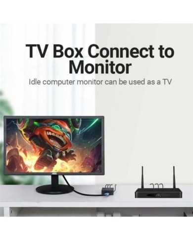 CONVERSOR VENTION RCA/H - HDMI/H MINIUSB/H BLACK