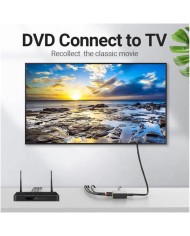 CONVERSOR VENTION RCA/H - HDMI/H MINIUSB/H BLACK