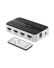DUPLICADOR VENTION 3XHDMI HEMBRA - HDMI MACHO X1 AUDIO SILVER/BLACK