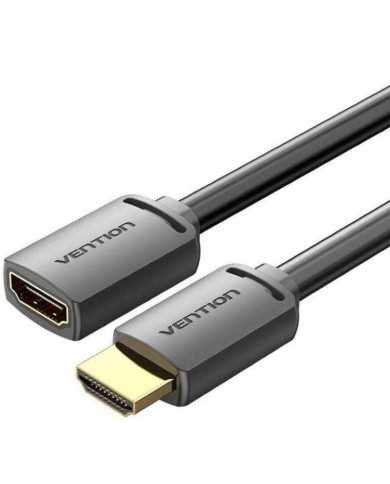 CABLE HDMI 4K ALARGADOR VENTION AM/AH 1M BLACK