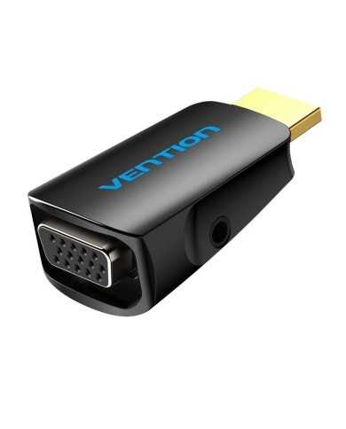 ADAPTADOR CONVERSOR VENTION HDMI/M A VGA/H AUDIO JACK 3.5 BLACK