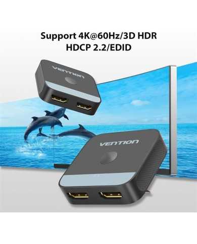 SWITCH/SPLITTER VENTION HDMI/H - X2 HDMI/H BIDIRECCIONAL