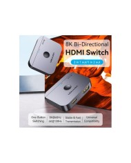 SWITCH/SPLITTER VENTION HDMI 2.1/H - X2HDMI/H USB-C/H BIDIRECCIONAL 8K