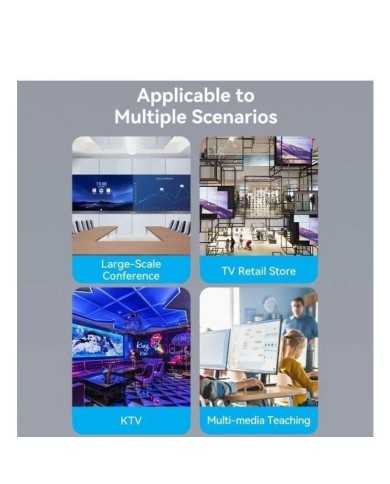 SPLITTER VENTION HDMI 2.0 4K 1X8 BLACK