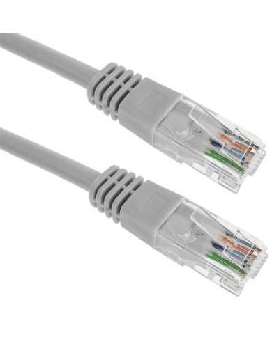 CABLE DE RED CAT.5E UTP FLEX 0.25M GREY