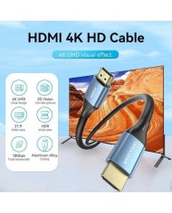 CABLE HDMI 2.0 4K VENTION HDMI/M - HDMI/M 3M BLACK/BLUE