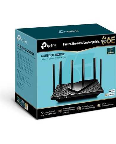 WIRELESS N ROUTER TP-LINK ARCHER AXE75 WIFI 6E AX5400