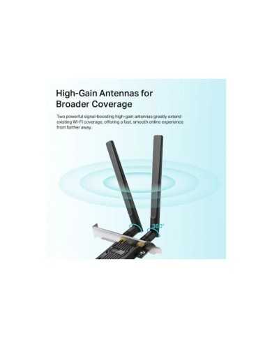 WIRELESS ADAPTADOR PCIE TP-LINK ARCHER TX20E DUAL BAND AX1800 WIFI6 BT 5.2