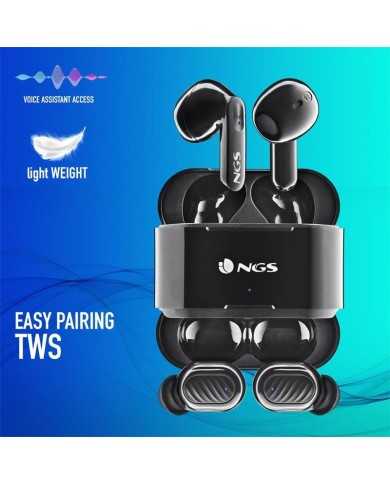 AURICULARES NGS ARTICA DUO EARPHONES BLUETOOTH WIRELESS BLACK ( PACK 2UD )