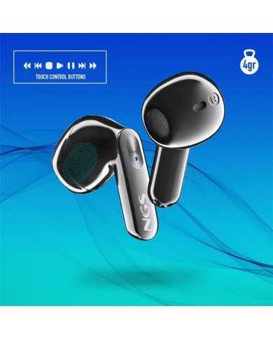 AURICULARES NGS ARTICA DUO EARPHONES BLUETOOTH WIRELESS BLACK ( PACK 2UD )