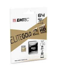 MEMORIA MICRO SD 64GB EMTEC ELITE GOLD C10 + ADAPTADOR SD