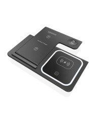 BASE CARGADOR AISENS SMARTPHONE/APPLE WATCH/AURICULARES WIRELESS BLACK