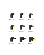 CARGADOR PORTATIL AISENS 65W AUTOMATICO + 9 CONECTORES + USB-A