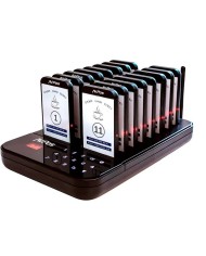 AVISADOR DE CLIENTES AVPOS 16 UDS + BASE DE CARGA