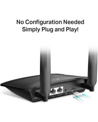 WIRELESS ROUTER TP-LINK TL-MR100 3G/4G 300MBPS