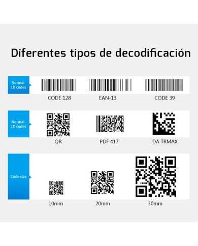 LECTOR AVPOS CODIGO 1D + 2D +QR BP200 POCKET PORTATIL BLUETOOTH USB