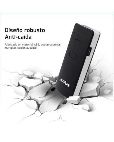 LECTOR AVPOS CODIGO 1D + 2D +QR BP200 POCKET PORTATIL BLUETOOTH USB