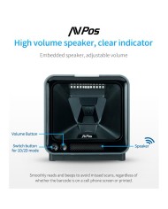 LECTOR AVPOS CODIGOS 1D +2D + QR BP760 OMNIDIRECCIONAL SOBREMESA USB