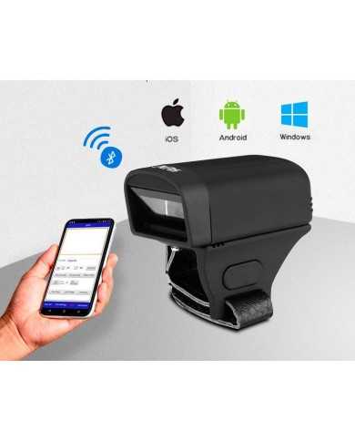 LECTOR AVPOS CODIGOS 1D + 2D + QR BT02 PORTATIL FINGER BLUETOOTH