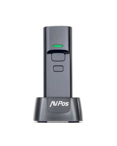 LECTOR AVPOS CODIGOS PORTATIL 2D + QR BT03 WIRELESS 2.4 + BLUETOOTH + BASE
