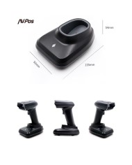 LECTOR AVPOS CODIGOS 1D + 2D +QR BT230 WIRELESS 2.4 + BLUETOOTH + USB