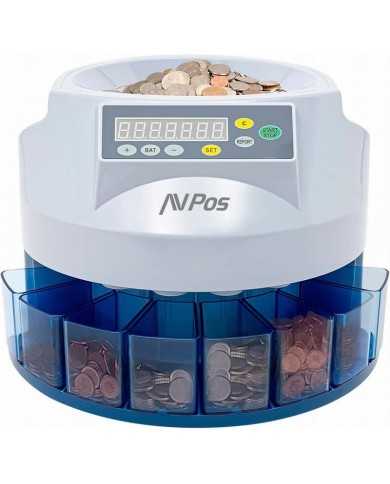 CONTADOR/CLASIFICADOR DE MONEDAS AVPOS CCM6 3YR