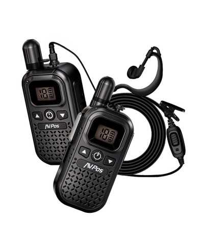 WALKIE TALKIE AVPOS COMM X25 + CABLE USB C 1YR GARANTIA